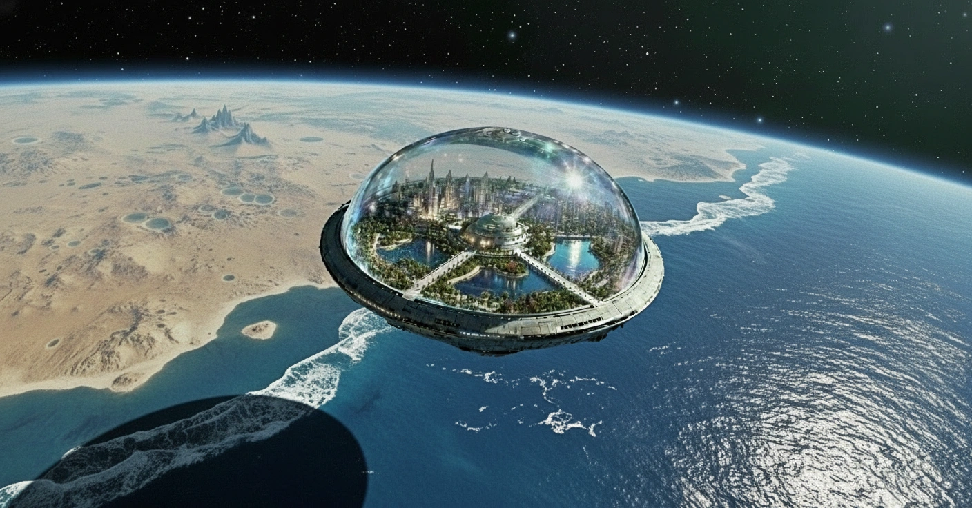 The Elegant Elephant prepares to land